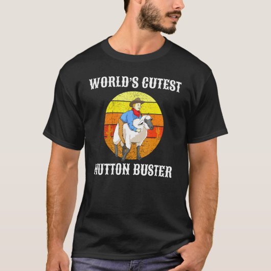 St Buster Rodeo Mutton Busting T-shirt (Voorkant)