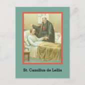 St. Camillus Comforting an Ongeldige (M 021) Briefkaart (Voorkant)
