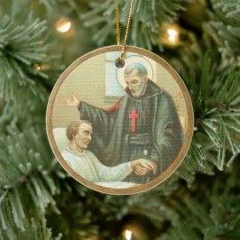 St. Camillus Comforting an Ongeldige (M 021) Keramisch Ornament