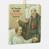 St. Camillus Comforting an Ongeldige (M 021) Keramisch Ornament (Rechts)