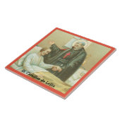 St. Camillus Comforting an Ongeldige (M 021) Tegeltje (Zijkant)