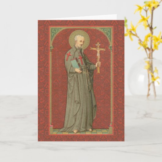 St Camillus de Lellis (SAU 37) Blanco groet/Note Kaart (Gele Bloem)