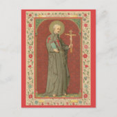 St. Camillus de Lellis (SAU 37; Floral Border) Briefkaart (Voorkant)