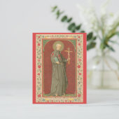 St. Camillus de Lellis (SAU 37; Floral Border) Briefkaart (Staand voorkant)
