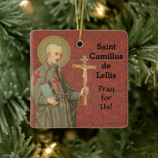 St. Camillus de Lellis (SAU 37) Square Keramisch Ornament (Boom)