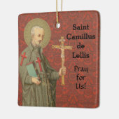 St. Camillus de Lellis (SAU 37) Square Keramisch Ornament (Links)