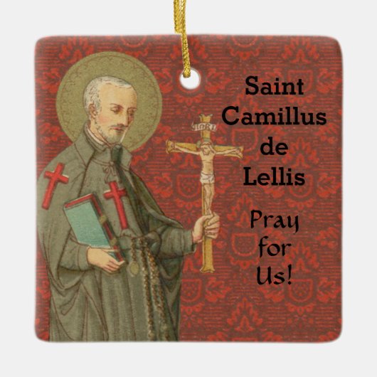 St. Camillus de Lellis (SAU 37) Square Keramisch Ornament (Voorkant)