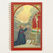 St. Camillus Praying voor een Crucifix (M 020) Planner (Voorkant)