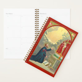 St. Camillus Praying voor een Crucifix (M 020) Planner