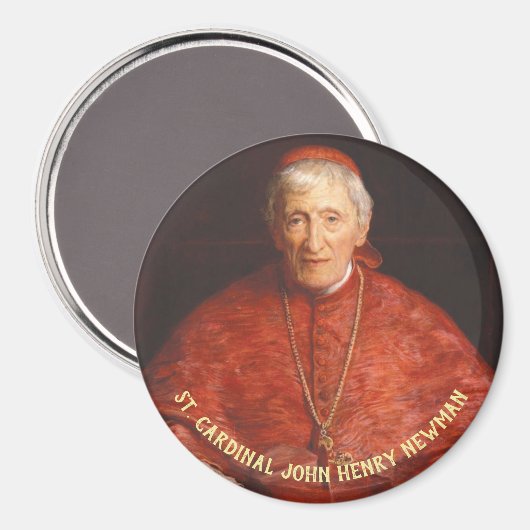St. Cardinaal John Henry Newman katholiek Magneet (Voorkant / Achterkant)