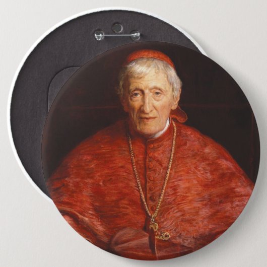 St. Cardinaal John Henry Newman katholiek Ronde Button 6,0 Cm (Voorkant /achterkant)