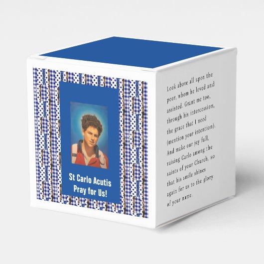 St Carlo Acutis Bedankdoosjes (Voorkant Zijde)