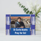 St Carlo Acutis Kaart (Staand voorkant)