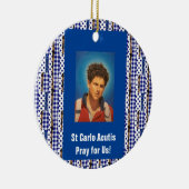 St Carlo Acutis Keramisch Ornament (Rechts)