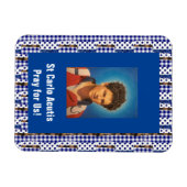 St Carlo Acutis Magneet (Horizontaal)