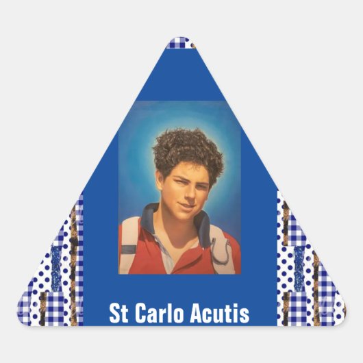 St Carlo Acutis Sticker (Voorkant)