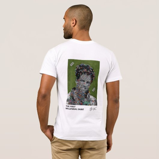 St. Carlo Acutis T-Shirt (Achterkant volledig)