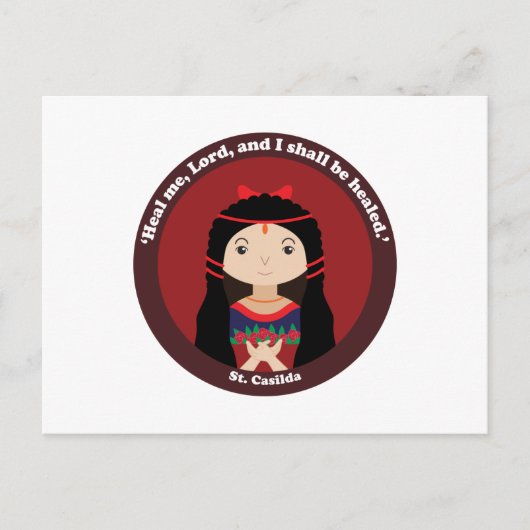 St. Casilda Briefkaart (Voorkant)