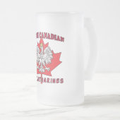 St Catharines Pools Canadees Blad Matglas Bierpul (Voorkant rechts)