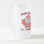 St Catharines Pools Canadees Blad Matglas Bierpul (Voorkant links)