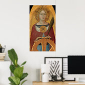 St Catherine, Bartolomeo Bulgarini Fijne Kunst Pos Poster (Thuiskantoor)