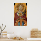 St Catherine, Bartolomeo Bulgarini Fijne Kunst Pos Poster (Keuken)