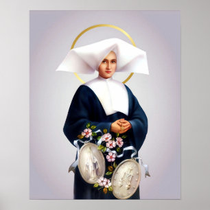 St Catherine Laboure en Our Lady of Grace Poster
