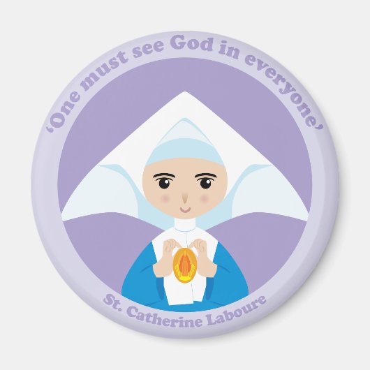 St. Catherine Laboure Magneet (Voorkant)