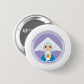 St. Catherine Laboure Ronde Button 5,7 Cm (Voorkant /achterkant)