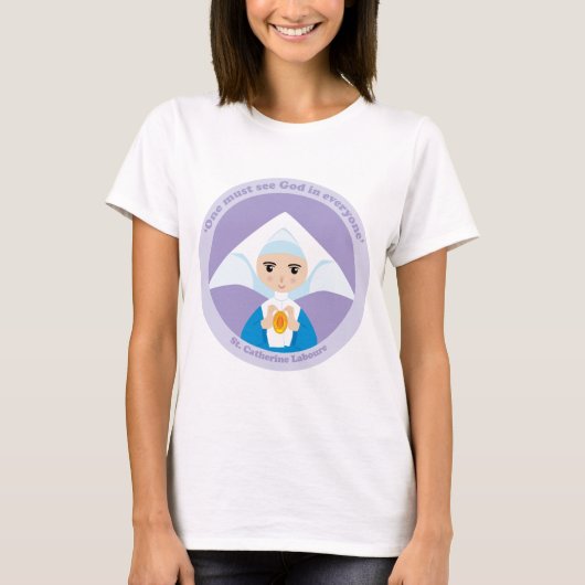 St. Catherine Laboure T-shirt (Voorkant)