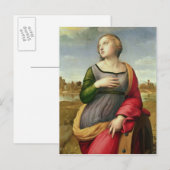 St. Catherine of Alexandria, 1507-8 Briefkaart (Voorkant / Achterkant)