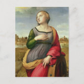 St. Catherine of Alexandria, 1507-8 Briefkaart (Voorkant)
