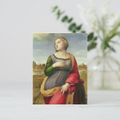 St. Catherine of Alexandria, 1507-8 Briefkaart (Staand voorkant)