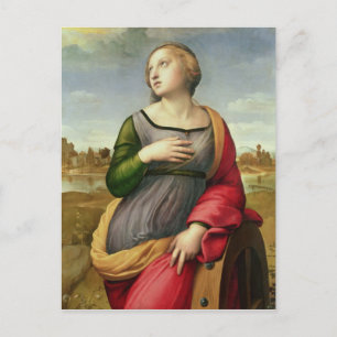 St. Catherine of Alexandria, 1507-8 Briefkaart