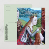 St. Catherine of Alexandria (detail; M 070) Briefkaart (Voorkant / Achterkant)