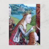 St. Catherine of Alexandria (detail; M 070) Briefkaart (Voorkant)