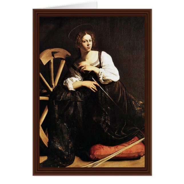 St. Catherine of Alexandria door Michelangelo Meri (Voorkant)