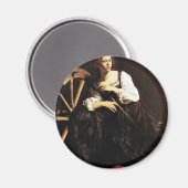 St. Catherine of Alexandria door Michelangelo Meri Magneet (Voorkant / Achterkant)