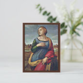 St. Catherine of Alexandria door Raffael Briefkaart (Staand voorkant)