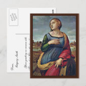 St. Catherine of Alexandria door Raffael Briefkaart (Voorkant / Achterkant)