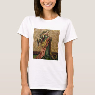 St. Catherine of Alexandria (olie op het paneel) 2 T-shirt