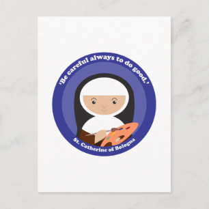 St. Catherine of Bologna Briefkaart