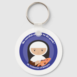 St. Catherine of Bologna Sleutelhanger