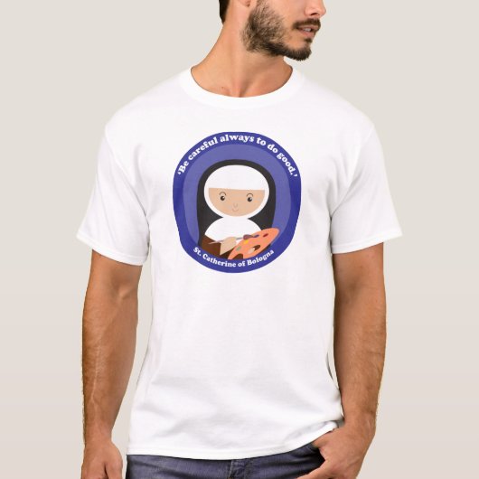 St. Catherine of Bologna T-shirt (Voorkant)