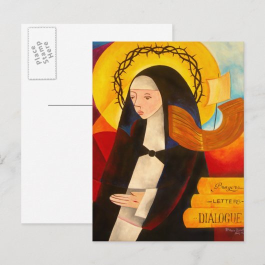 St. Catherine of Siena 2007 Briefkaart (Voorkant / Achterkant)