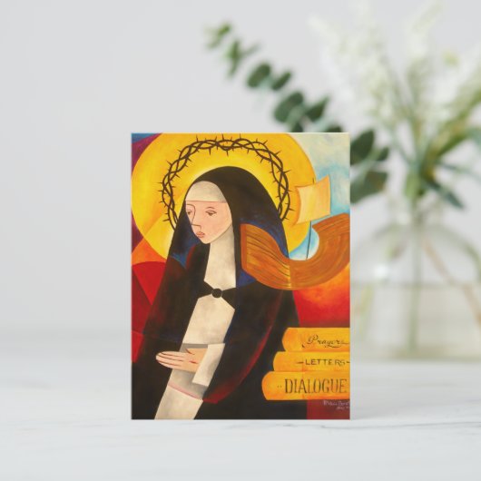 St. Catherine of Siena 2007 Briefkaart (Staand voorkant)