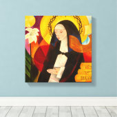 St. Catherine of Siena 2007 Canvas Afdruk (Insitu (Houten vloer))