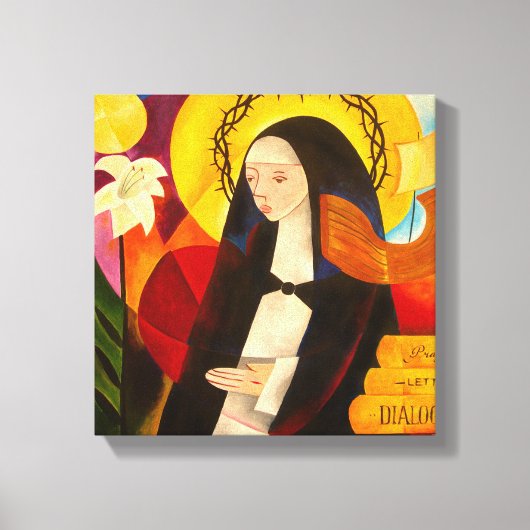 St. Catherine of Siena 2007 Canvas Afdruk (Voorkant)
