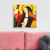 St. Catherine of Siena 2007 Canvas Afdruk (Insitu (Woonkamer))