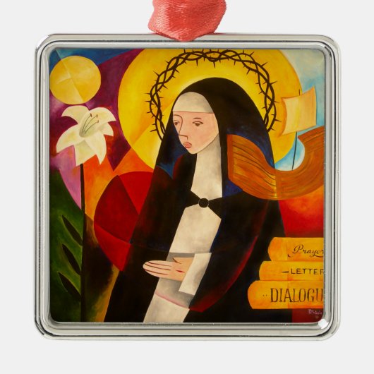 St. Catherine of Siena 2007 Metalen Ornament (Voorkant)